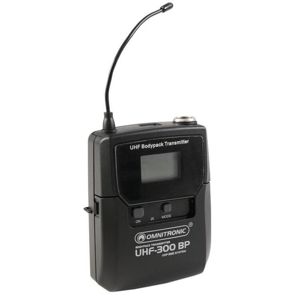 Omnitronic UHF-300 Taschensender 823-832/863-865Mhz (13063308)-image