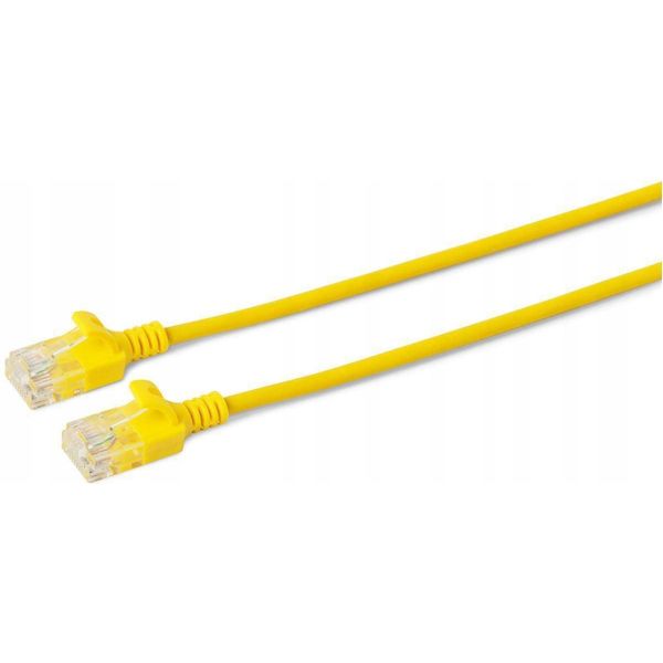 Microconnect W125628027 Cavo Di Rete Giallo 5 M Cat6A U/Utp (Utp) (V-UTP6A05Y-SLIM)-image