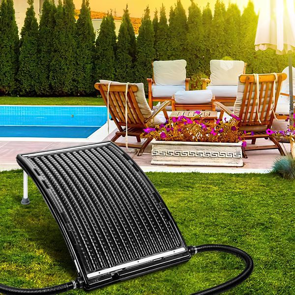 Riscaldamento Solare Piscina Riscaldamento Piscina Modulo Solare Assorbitore Solare Collettore Solare Nero-image