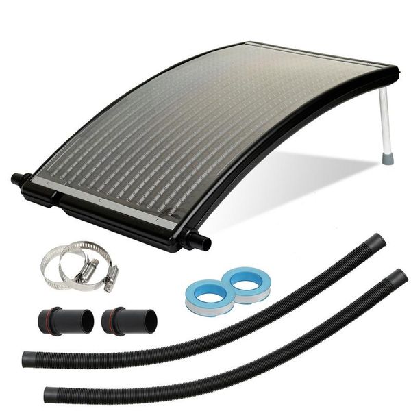 Tolletour Riscaldamento Solare Piscina Riscaldamento Piscina Assorbitore Solare Nero 110 X 69 X 14 Cm-image