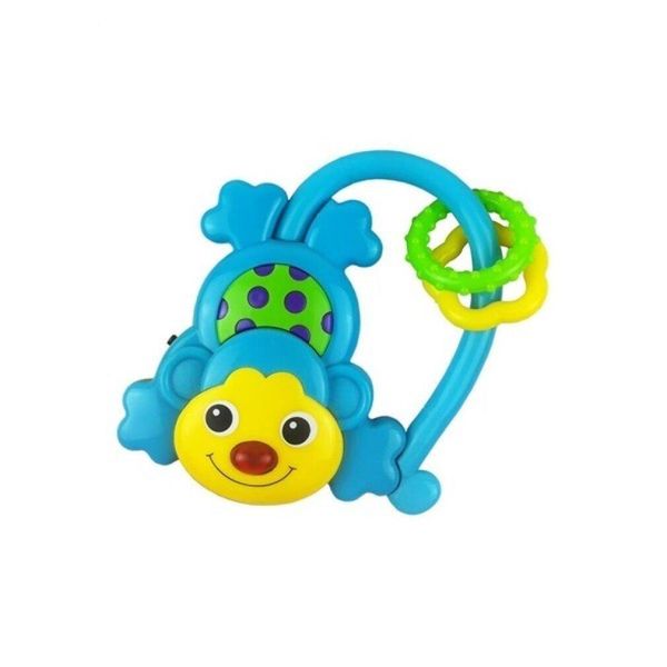 Sonaglio Con Suono Baby Mix Monkey Blu-image