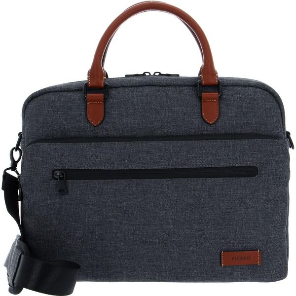 Picard Laptop Bag Borsa A Tracolla Con Scomparto Per Laptop Go Eco Business Bag Anthrazit Antracite-image