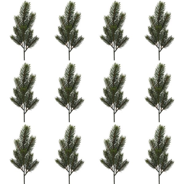 Winterliche Kunstpflanze Creativ green "Weihnachtsdeko", GrüN, H:40Cm, Kunststoff, Kunstpflanzen, Zweig, 12 StüCk Im Set-image