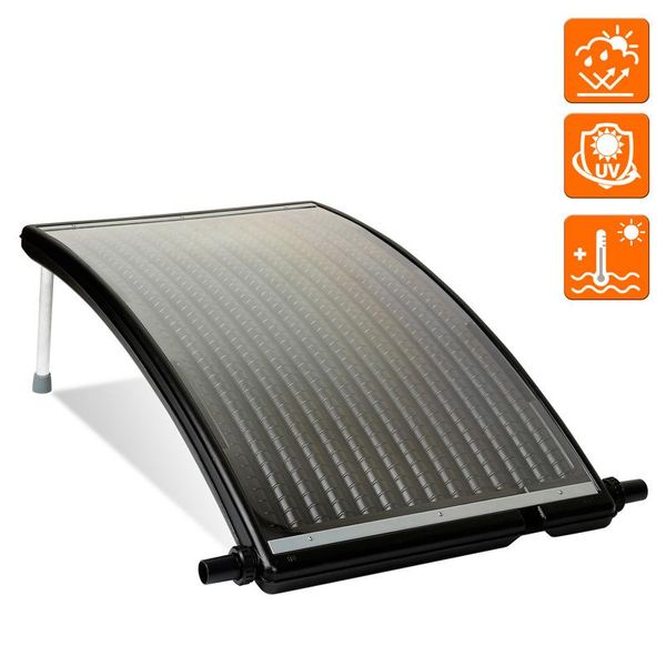 Jiubiaz Riscaldatore Solare Piscina Riscaldatore Solare Piscina Nero Riscaldatore Piscina 110 X 69 X 14 Cm-image