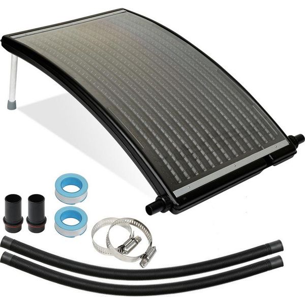 Swanew Riscaldatore Solare Piscina Riscaldatore Solare Piscina Nero Riscaldatore Piscina 110 X 69 X 14 Cm-image