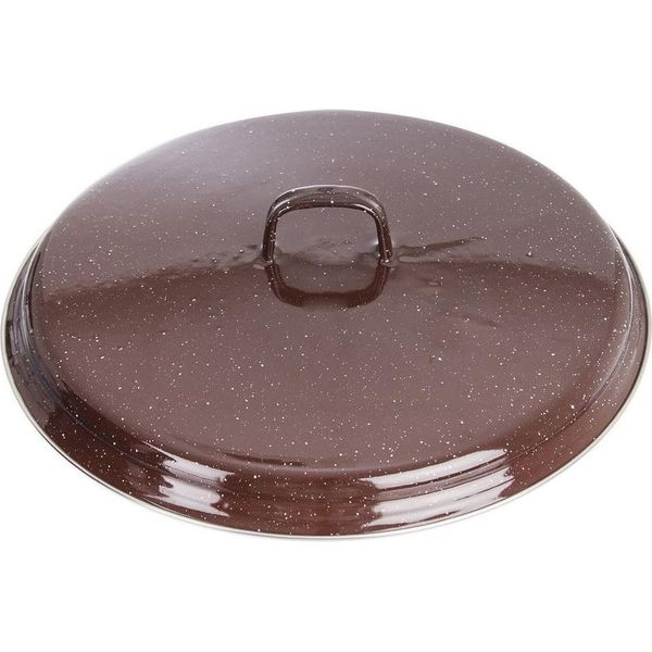 Orion | Coperchio - Coperchio Smaltato - Ø 32 Cm - Marrone - Coperchio Per Pentole - Uso Universale - Lavabile In Lavastoviglie-image