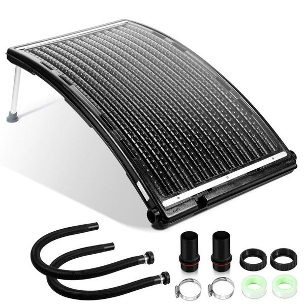 Yakimz Riscaldatore Solare Riscaldatore Piscina Solare Curvo Riscaldatore Solare Per Piscina Collettore Solare 110X69X14Cm-image