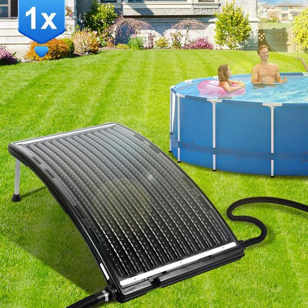 Jopassy Riscaldatore Solare Collettore Solare Per Acqua Calda Piscina Collettore Solare Capacità Fino A 15 Litri 1 Pezzo 110X69X14Cm-image