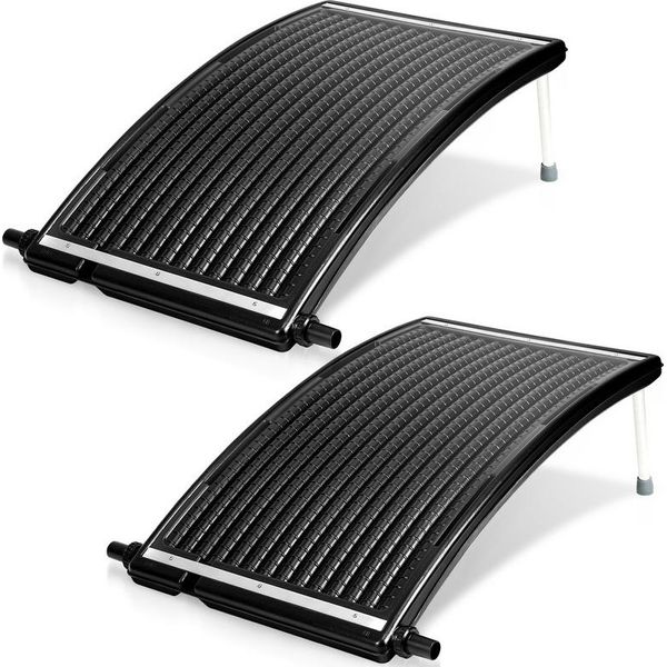Tolletour 2X Riscaldatore Solare Collettore Solare Piscina Riscaldatore Solare 110X69X14Cm-image