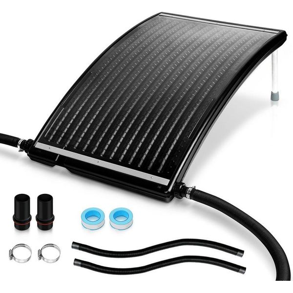Tolletour 1X Riscaldatore Solare Collettore Solare Piscina Riscaldatore Solare 110X69X14Cm-image