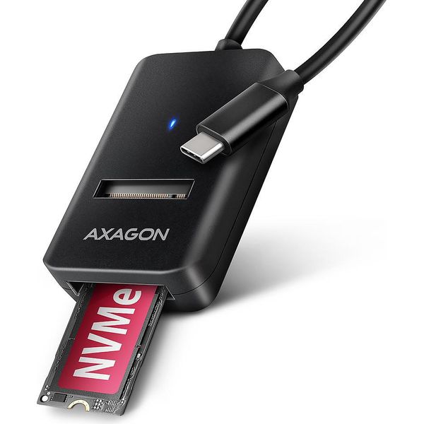 Axagon Axagon ADM2-CM USB-C 10Gbps - Adattatore Ssd M.2 Nvme E Sata, Cavo USB-C Da 10 Cm-image
