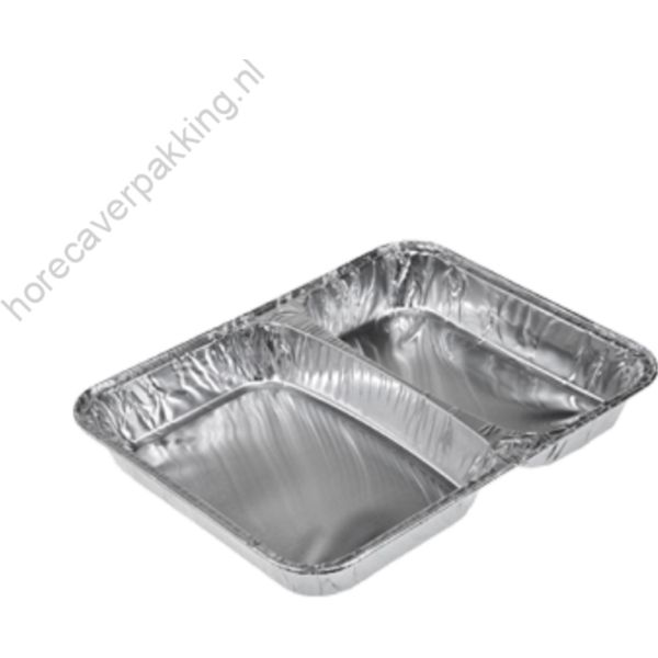 Vassoio In Alluminio 2/V Piatto R880G 100 Pezzi - Set Di 100 Pezzi.-image