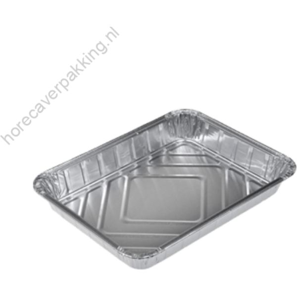 Vassoio In Alluminio 1/V Piatto R879G 100 Pezzi - Set Di 100 Pezzi.-image