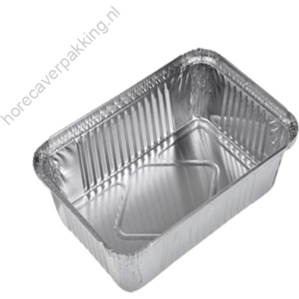 Contenitore In Alluminio 2KG R64 - Set Di 100 Pezzi.-image