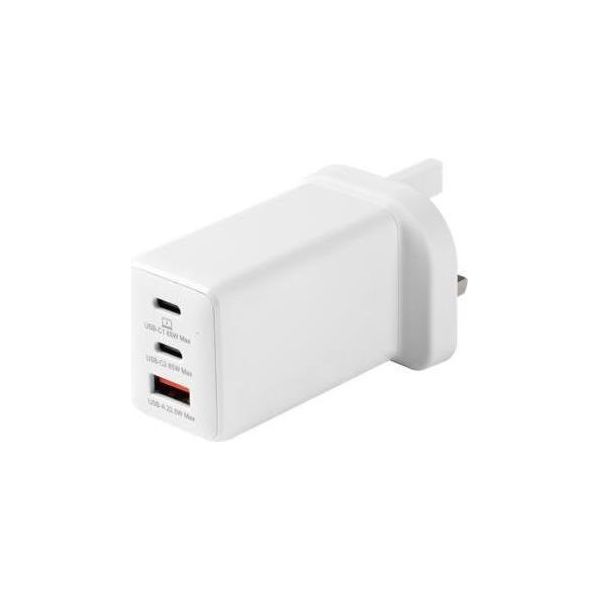 Estuff Infinite USB-C Charger Uk Pd 67W Gan. 2 X USB-C - 1 X (ES636067-BULK)-image