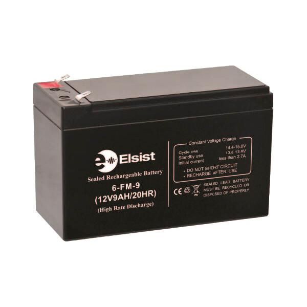 Elsist BT009R Batteria Acido Piombo (Vrla) 12 V 9 Ah-image