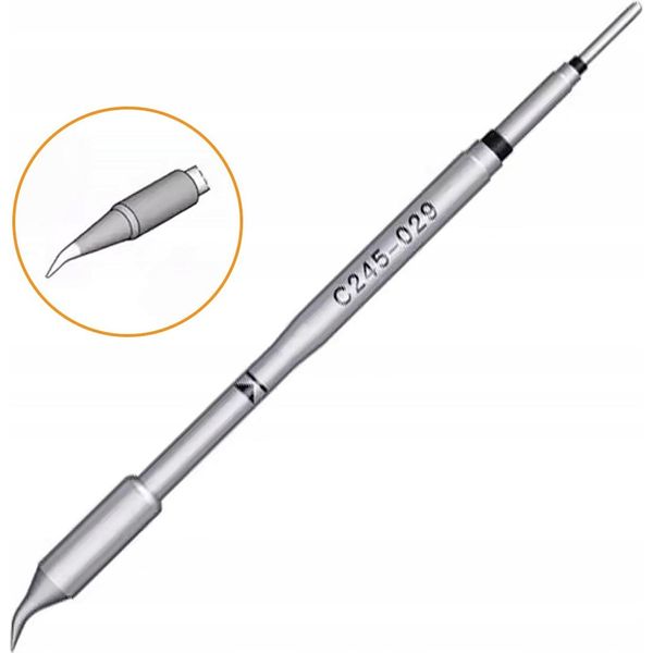 Rosfix Punta Per Saldatura C245-029 – Precisione, Durevole, Lega Metallica | Compatibile Con Stazioni Di Saldatura Jbc, Aixun, Sugon E Yihua, C245-image