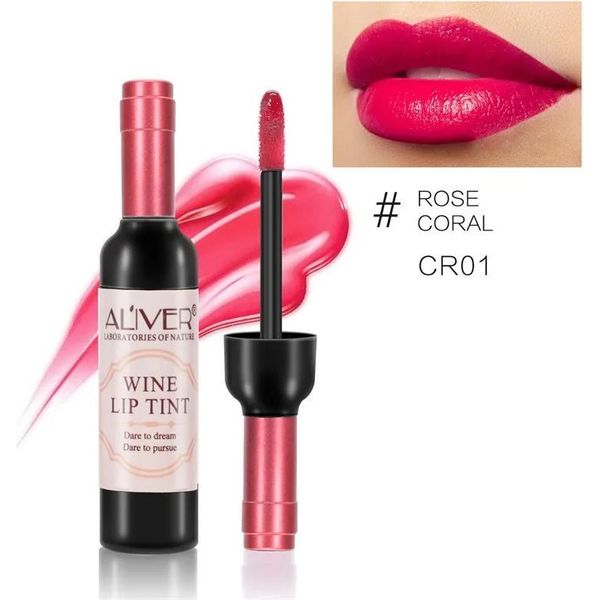 Rossetto Liquido Aliver Wine Lip Tint-Rose Coral/Cr01-image