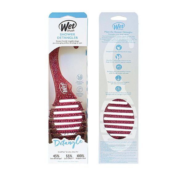 Wet Brush - Shower Detangler Pink Glitter-image