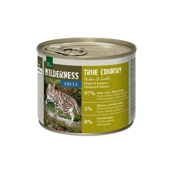 Real Nature Wilderness Adult True Country Huhn & Lachs 24X200 G-image