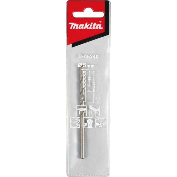 Makita Punta Per Muratura, 5 X 85 Mm Muratura - 5 X 85 Mm-image