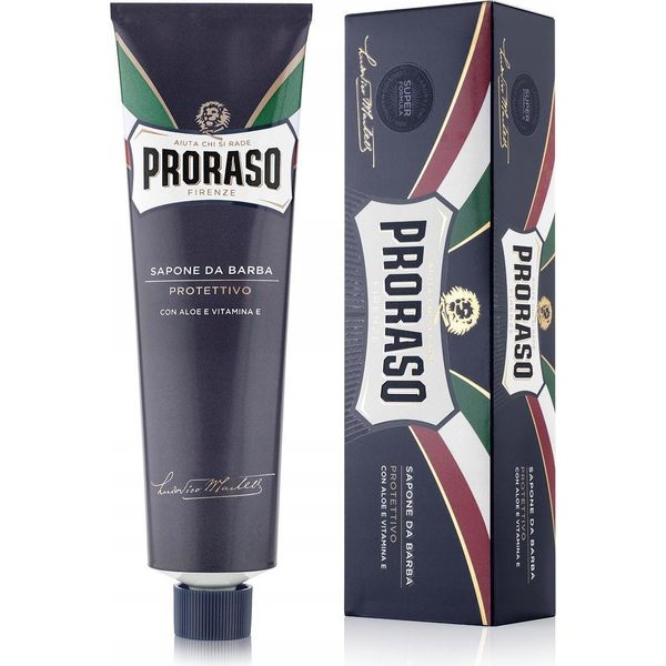 Proraso Crema Da Barba Blu Crema Da Barba Protettiva Con Aloe Vera 150Ml-image