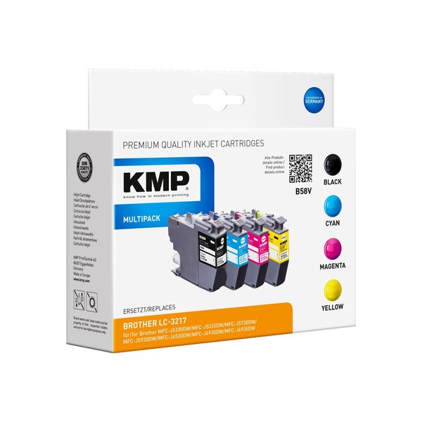 Kmp Printtechnik Ag 1537,4805 Kmp Patrone Brother LC-3217VA Ldr Multip. 4X550 S. B58V Refilled-image
