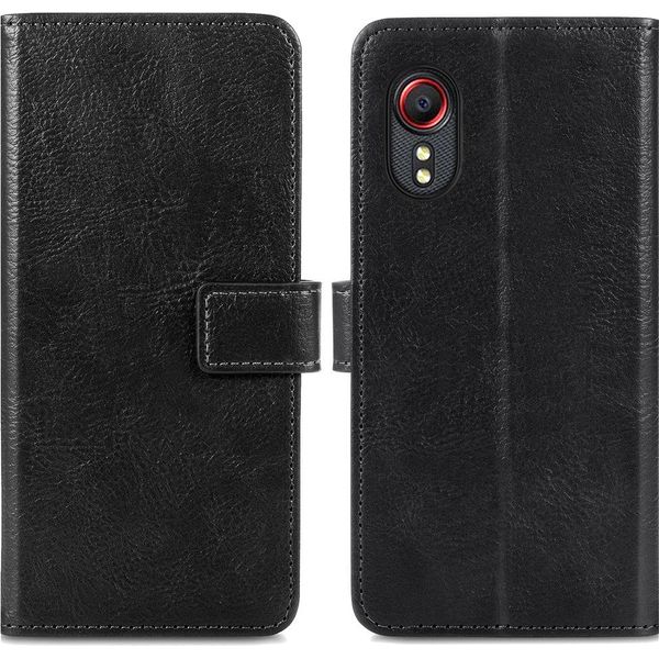 Custodia Per Cellulare Imoshion Per Samsung Galaxy Xcover 5 - Flip Cover Libreria Flip - Nero-image