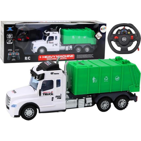 Camion Della Spazzatura Telecomandato Verde-image