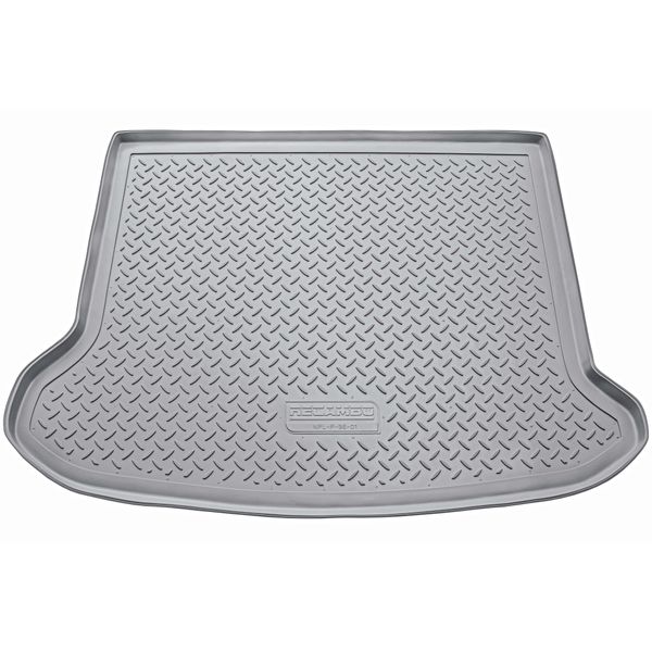 Rivestimento Del Bagagliaio In Gomma Per Volvo XC60 I Bj 2008-2017 | Perfetta Vestibilità Con Bordo | Grigio-image