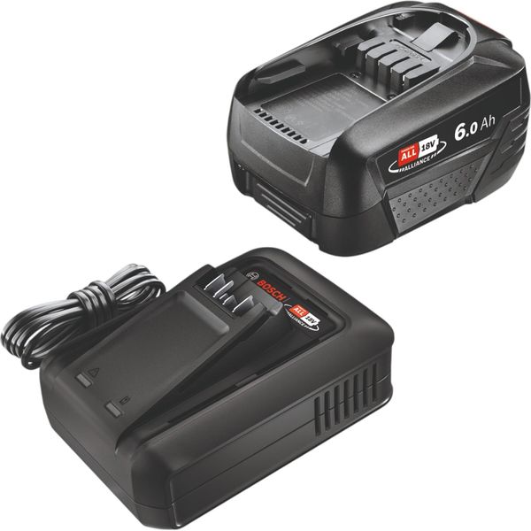 Bosch Starter Set 18 V 1X Pba 18V 6.0Ah W-C Batteria 6.0 Ah + Caricatore Al 18V-44 ( 1600A032A8 )-image