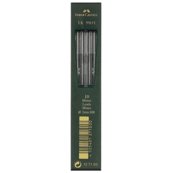 Faber-Castell 127100 Mina Tk® Per Matita A Frizione 2 Mm Durezza Hb Jet Black(A)-image