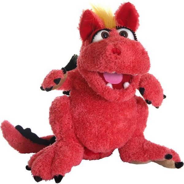 Elsa Il Drago / Living Puppets® / Marionetta A Mano 30 Cm-image
