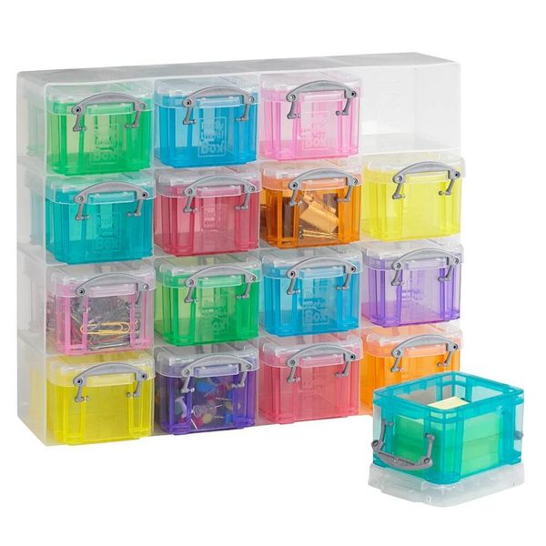 Really Useful Box 16X0.14Org01 Scatola Di Stoccaggio 16X 0,14 L Colorata 28,0 X 8,5 X 22,5 Cm-image
