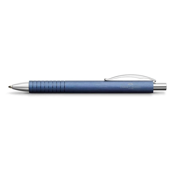 Faber-Castell 148426 Penna A Sfera Essentio In Alluminio - 0,5 Mm, Blu-image