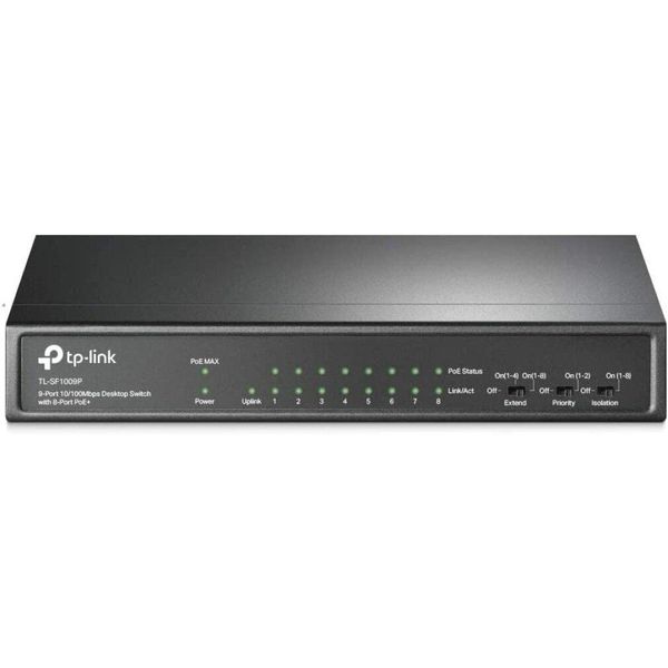 Tp-Link TL-SF1009P Switch Tp-Link 9X Ge TL-SF1009P (Davon 8Poe+)-image
