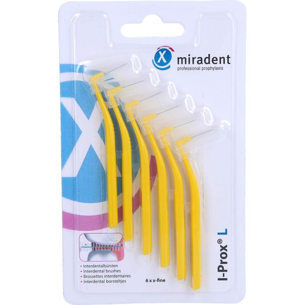 Scovolino Interdentale Miradent I-Prox L 0,5 Mm Giallo 6 Pz-image