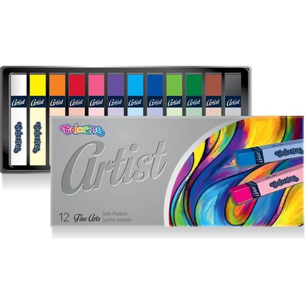 Artist Pastelli Secchi 12 Colori Colorino-image