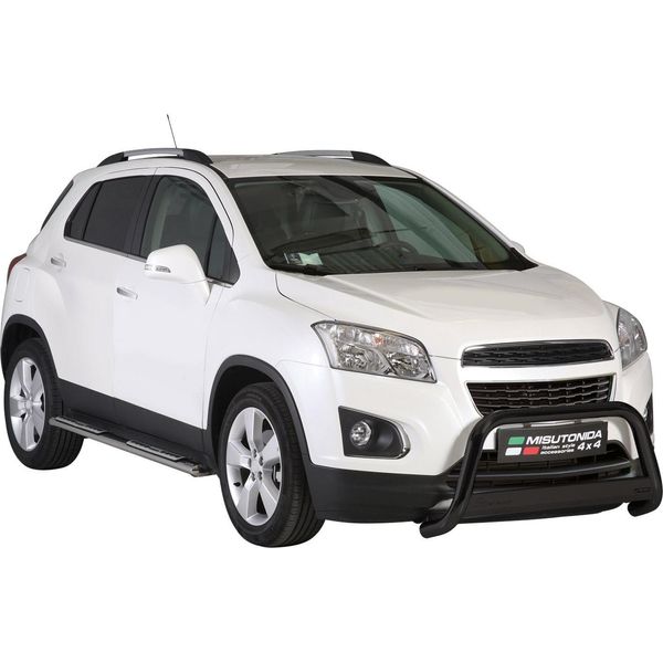 Barra Di Protezione Paraurti Anteriore Per Chevrolet Trax 2013-2016 ø63Mm Acciaio Nero-image