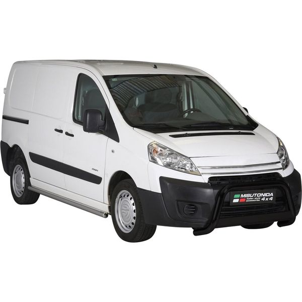 Barra Di Protezione Paraurti Anteriore Per Citroen Jumpy 2006-2015 ø63Mm Acciaio Nero-image