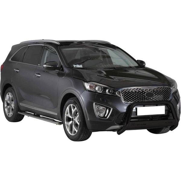 Barra Di Protezione Paraurti Anteriore Per Kia Sorento 2014-2017 ø63Mm Acciaio Nero Protezione-image