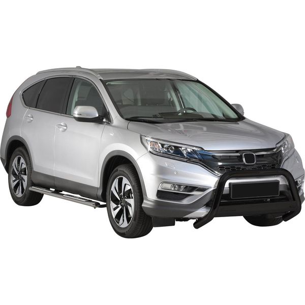 Barra Di Protezione Paraurti Anteriore Per Honda CR-V 2016-2018 ø63Mm Acciaio Protezione Nera-image