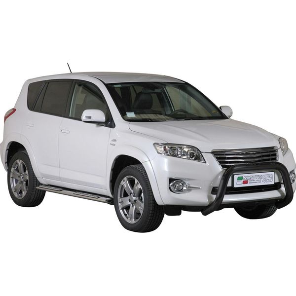 Barra Di Protezione Paraurti Anteriore Per Toyota RAV4 XA30 2010-2012 ø76Mm Acciaio Nero-image