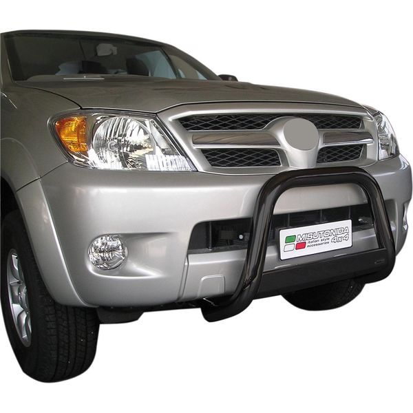 Barra Di Protezione Paraurti Anteriore Per Toyota Hilux 2006-2011 ø63Mm Acciaio Nero-image