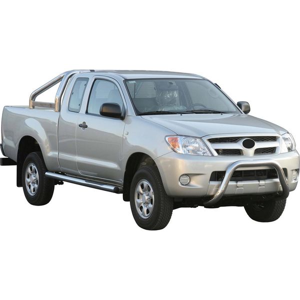 Barra Di Protezione Paraurti Anteriore Per Toyota Hilux 2006-2011 ø76Mm Acciaio Protezione Argento-image