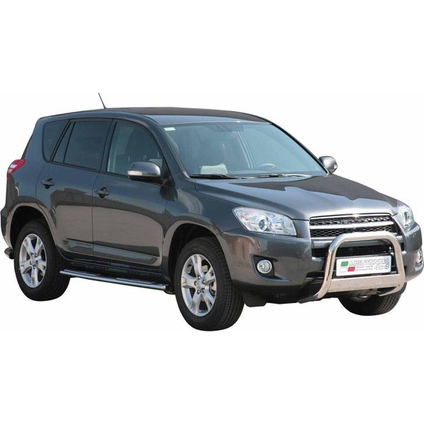 Barra Di Protezione Paraurti Anteriore Per Toyota RAV4 XA30 2009-2010 ø63Mm Acciaio Silver-image