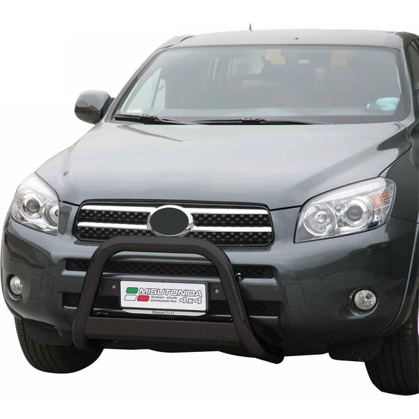 Barra Di Protezione Paraurti Anteriore Per Toyota RAV4 XA30 2006-2009 ø63Mm Acciaio Nero-image