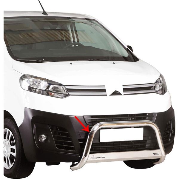 Barra Di Protezione Del Paraurti Anteriore Per Citroen Jumpy Spacetourer 2016-2025 ø63 Acciaio-image