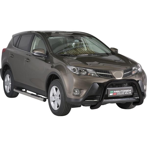 Barra Di Protezione Paraurti Anteriore Per Toyota RAV4 XA40 2013-2015 ø76Mm Acciaio Nero-image