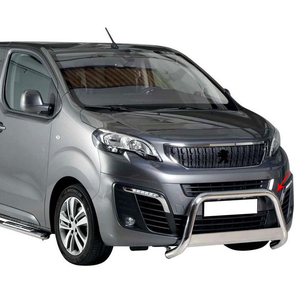 Barra Di Protezione Del Paraurti Anteriore Per Peugeot Expert Traveller 2016-2025 ø63 Acciaio-image